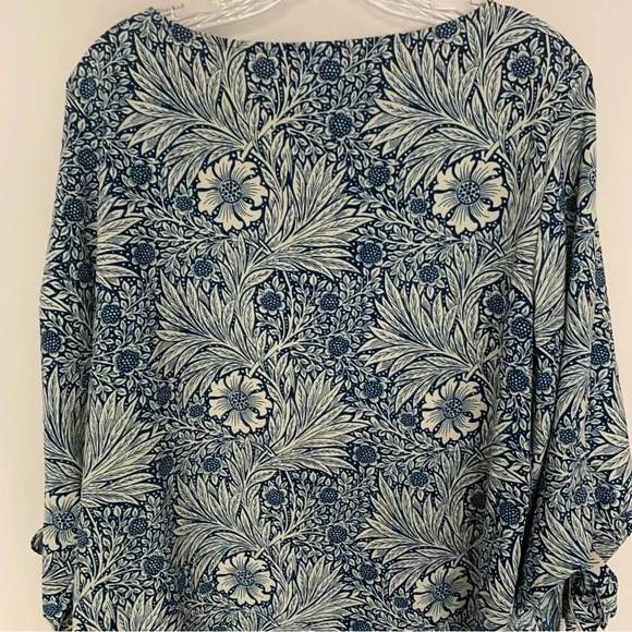 Morris & Co X Target Blue White Floral Dress  12 - Picture 13 of 13